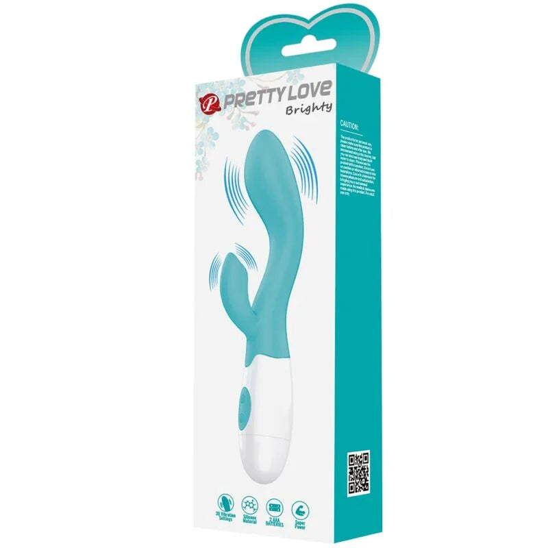 PRETTY LOVE - BRIGHTY VIBRADOR PUNTO G VERDE AGUA - Nuvica