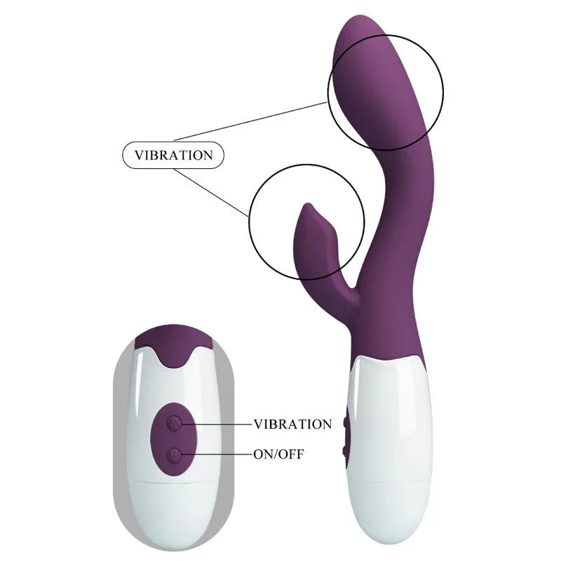 PRETTY LOVE - BRIGHTY VIBRADOR PUNTO G MORADO - Nuvica