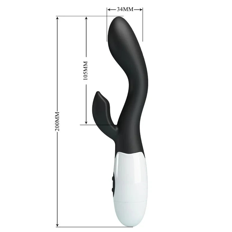 PRETTY LOVE - BRIGHTY VIBRADOR PUNTO G NEGRO - Nuvica