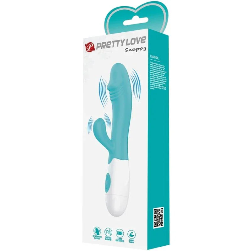 PRETTY LOVE - SNAPPY VIBRADOR PUNTO G VERDE AGUA - Nuvica