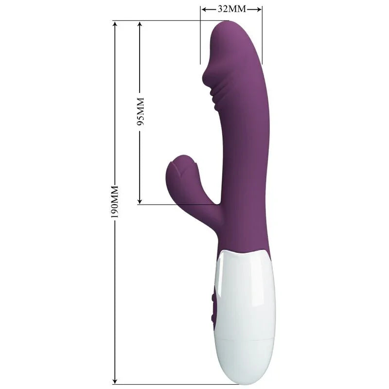 PRETTY LOVE - SNAPPY VIBRADOR PUNTO G MORADO - Nuvica