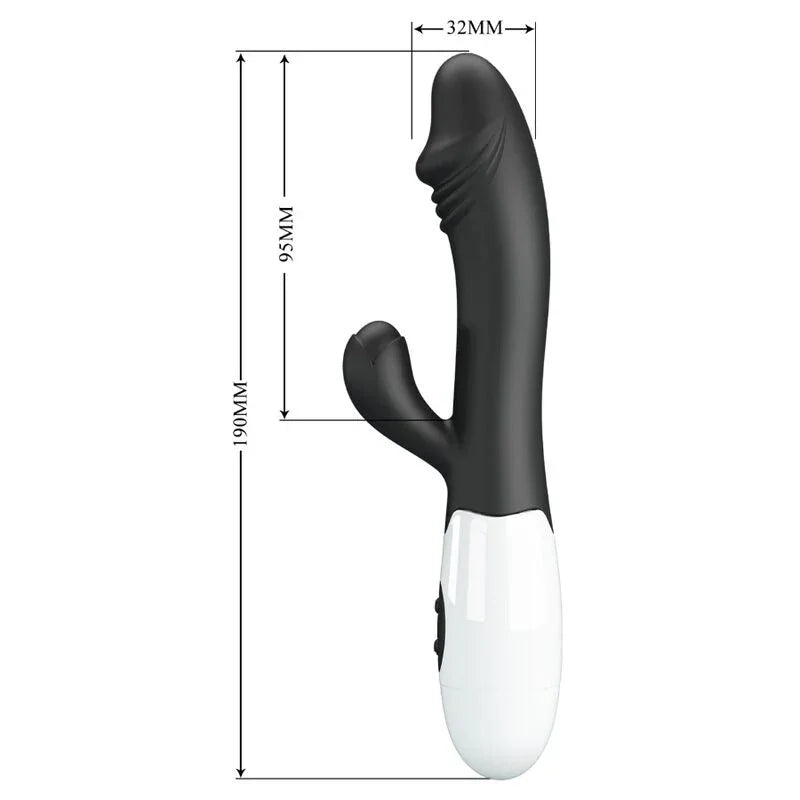 PRETTY LOVE - SNAPPY VIBRADOR PUNTO G NEGRO - Nuvica