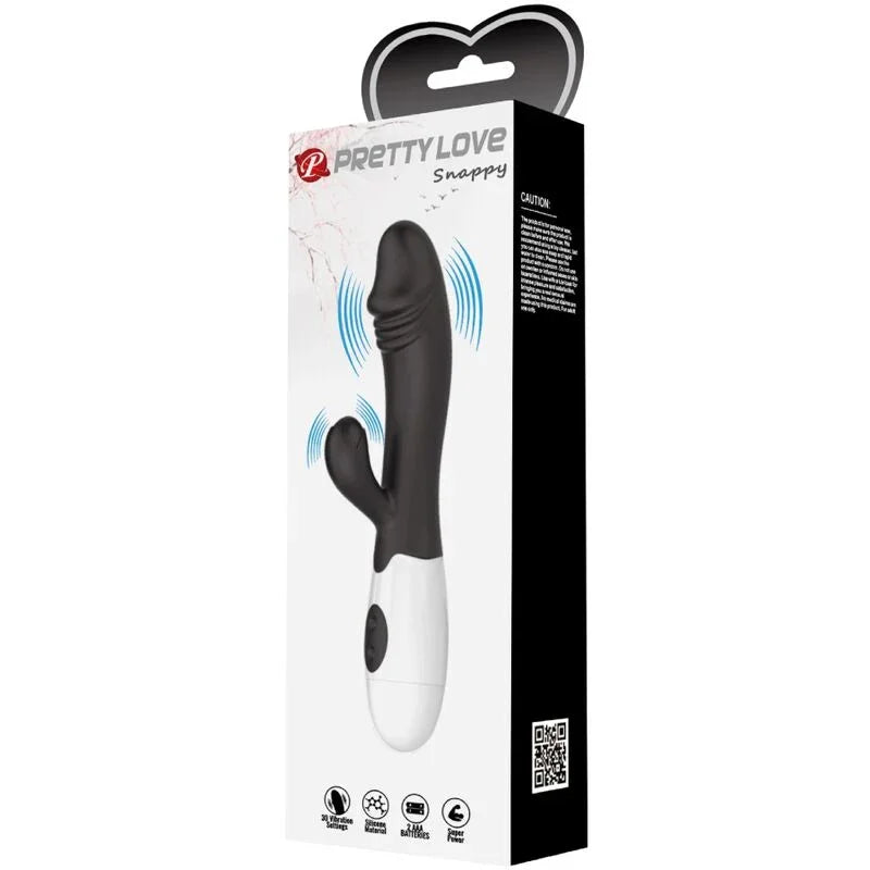 PRETTY LOVE - SNAPPY VIBRADOR PUNTO G NEGRO - Nuvica