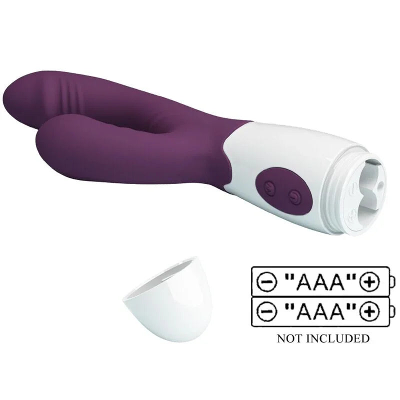 PRETTY LOVE - ANDRE VIBRADOR RABBIT & ESTIMULADOR PUNTO G MORADO - Nuvica
