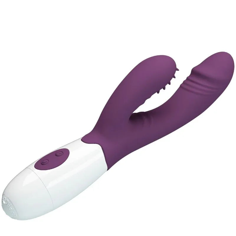 PRETTY LOVE - ANDRE VIBRADOR RABBIT & ESTIMULADOR PUNTO G MORADO - Nuvica
