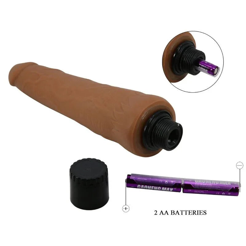 PRETTY LOVE - ALFREDO VIBRADOR REALÍSTICO 21.5 CM -O- 4 CM - Nuvica