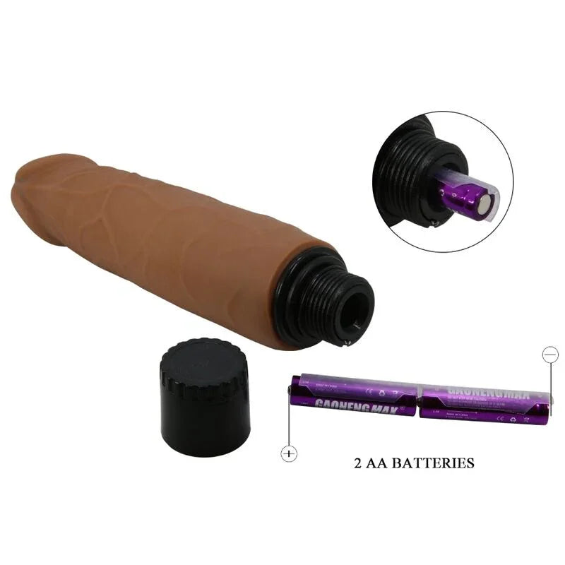 PRETTY LOVE - WALDORF VIBRADOR REALÍSTICO 18 CM -O- 4 CM - Nuvica