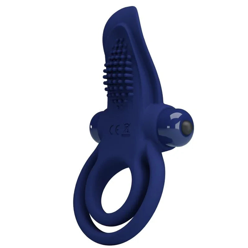 PRETTY LOVE - BRONSON DOBLE ANILLO CON VIBRACIÓN AZUL - Nuvica