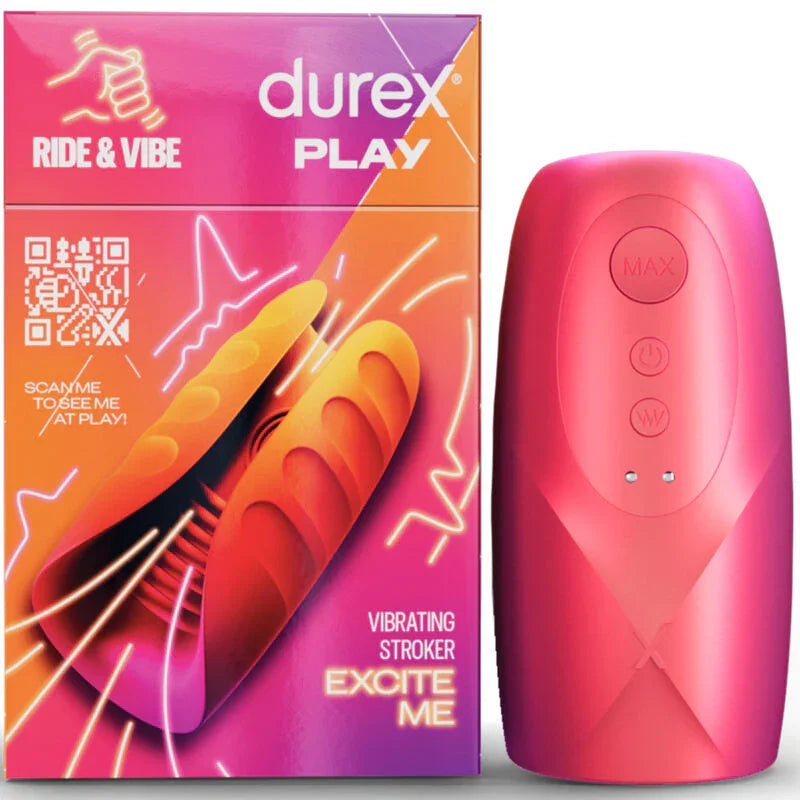 DUREX - TOY MASTURBADOR VIBRADOR RIDE & VIBE - Nuvica
