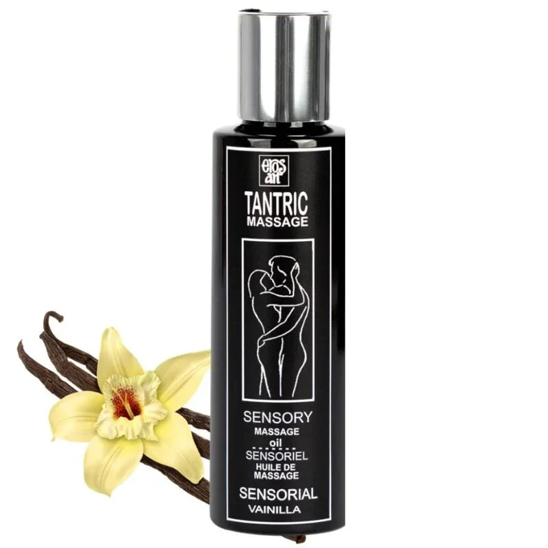 EROS-ART - ACEITE MASAJE TANTRICO NATURAL Y AFRODISÍACO VAINILLA 100 ML - Nuvica