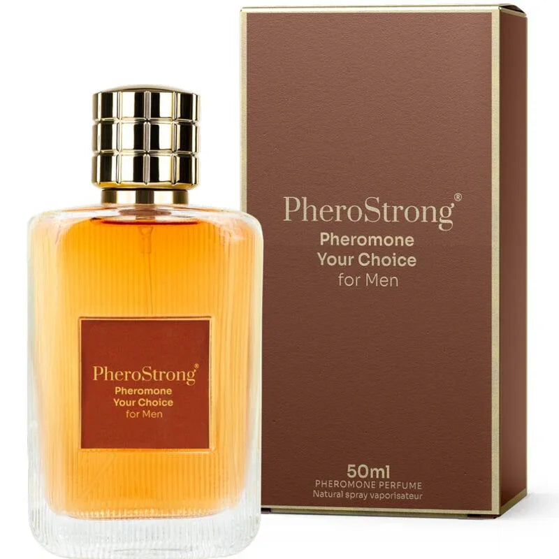 PHEROSTRONG - PERFUME CON FEROMONAS YOUR CHOICE PARA HOMBRE 50 ML - Nuvica