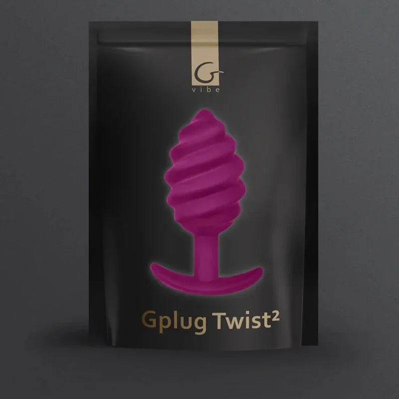 G-VIBE - GPLUG TWIST 2 PLUG ANAL MORADO - Nuvica