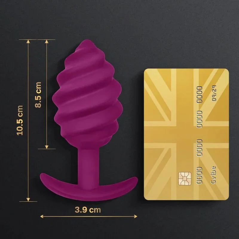 G-VIBE - GPLUG TWIST 2 PLUG ANAL MORADO - Nuvica