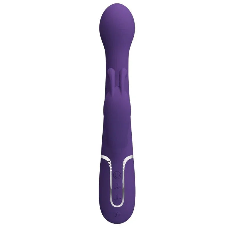 PRETTY LOVE - DEJON VIBRADOR RABBIT 3 EN 1 MULTIFUNCIÓN MORADO - Nuvica