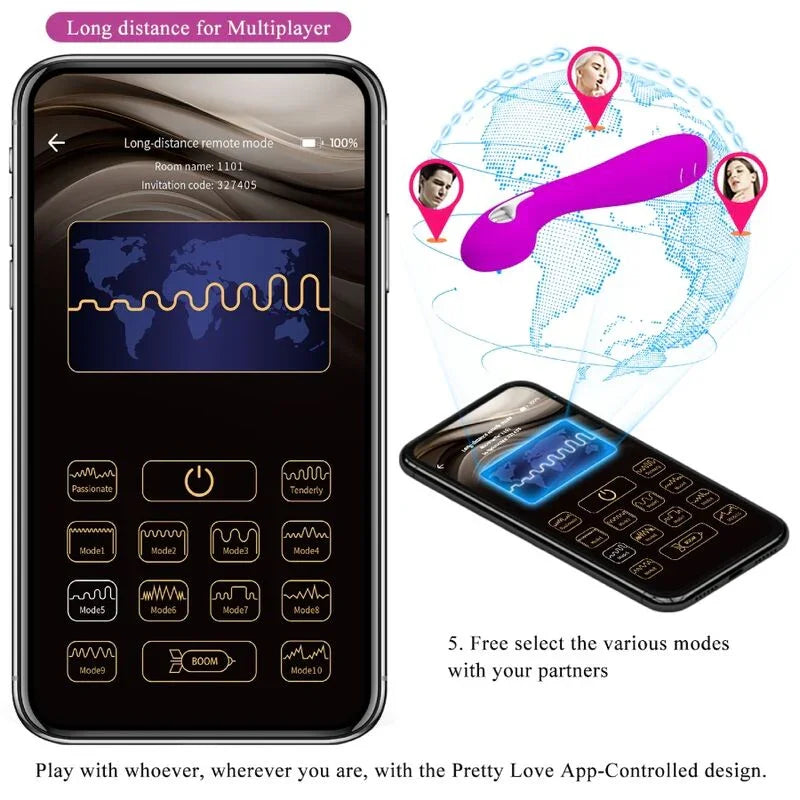 PRETTY LOVE - HECTOR VIBRADOR ELECTROSHOCK APP GRATUITA VIOLETA - Nuvica