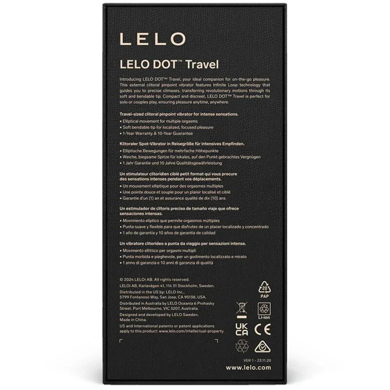LELO - DOT TRAVEL ESTIMULADOR DE CLÍTORIS ROSA - Nuvica