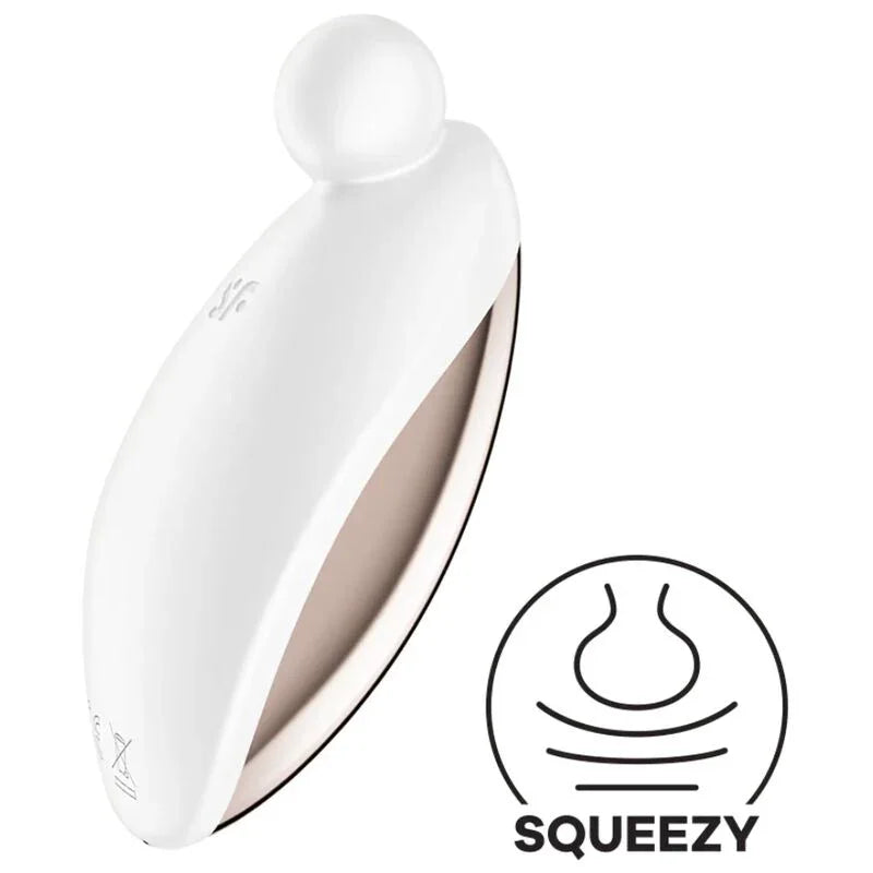 SATISFYER - SPOT ON 2 VIBRADOR LAY-ON BLANCO - Nuvica