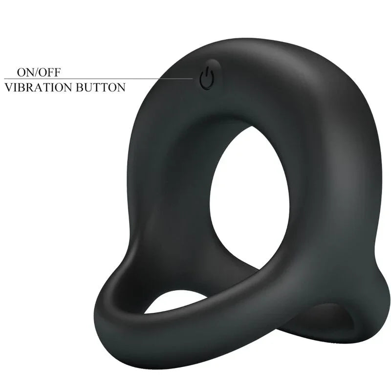 PRETTY LOVE - ELLIOTT ANILLO VIBRADOR NEGRO - Nuvica