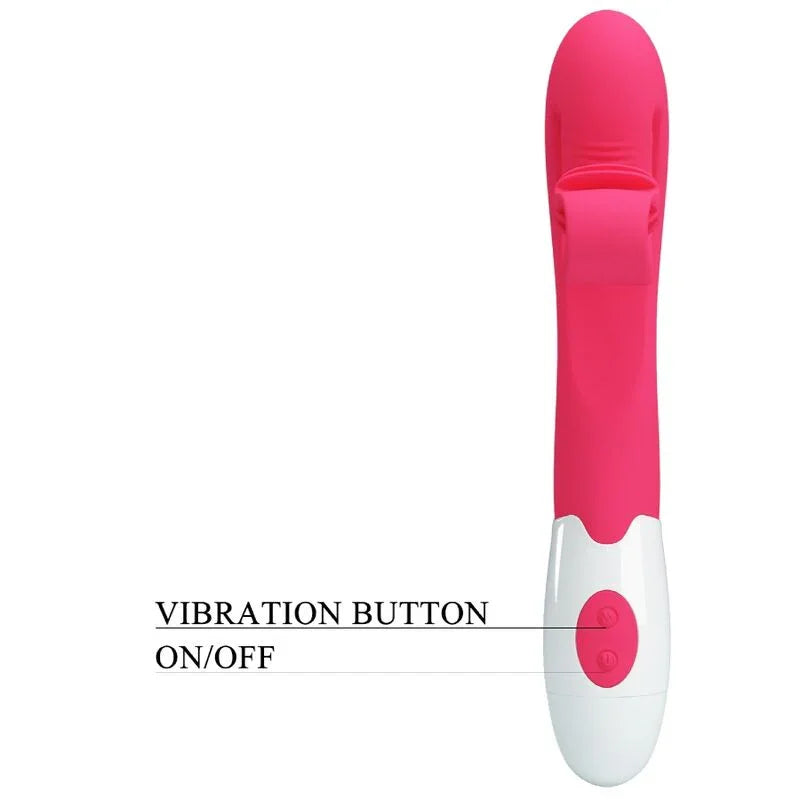 ROMANCE - VIBRADOR Y ESTIMULADOR 30 VELOCIDADES ROSA - Nuvica