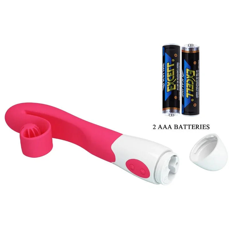 ROMANCE - VIBRADOR Y ESTIMULADOR 30 VELOCIDADES ROSA - Nuvica