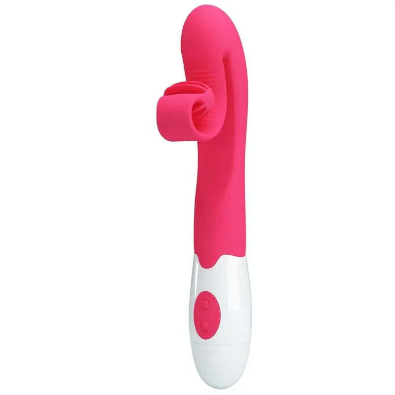 ROMANCE - VIBRADOR Y ESTIMULADOR 30 VELOCIDADES ROSA - Nuvica