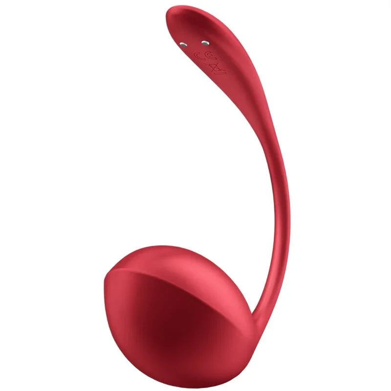 SATISFYER - SHINY PETAL ESTIMULADOR PUNTO G CONTROL REMOTO ROJO APP GRATUITA - Nuvica