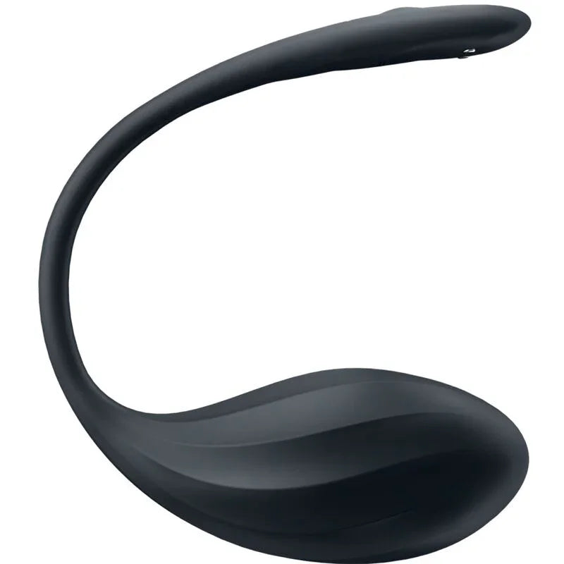 SATISFYER - RIBBED PETAL ESTIMULADOR PUNTO G CONTROL REMOTO NEGRO APP GRATUITA - Nuvica