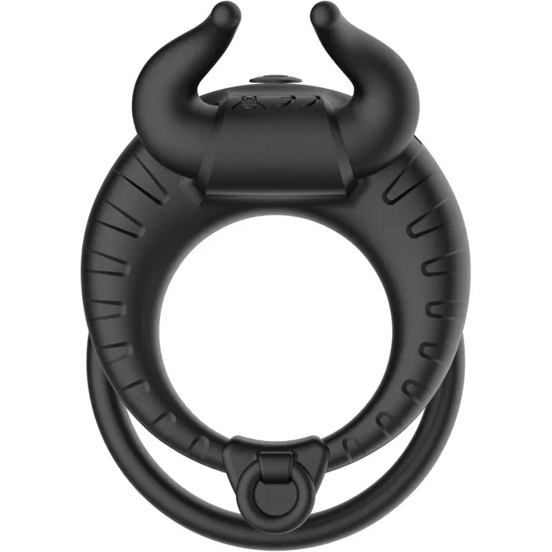 ARMONY - BULL'S PASION ANILLO VIBRADOR 10 VELOCIDADES NEGRO - Nuvica