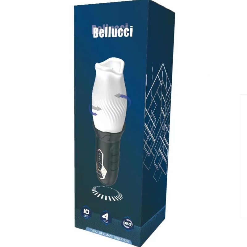 ARMONY - BELUCCI ORAL MASTURBADOR VIBRADOR BLANCO - Nuvica