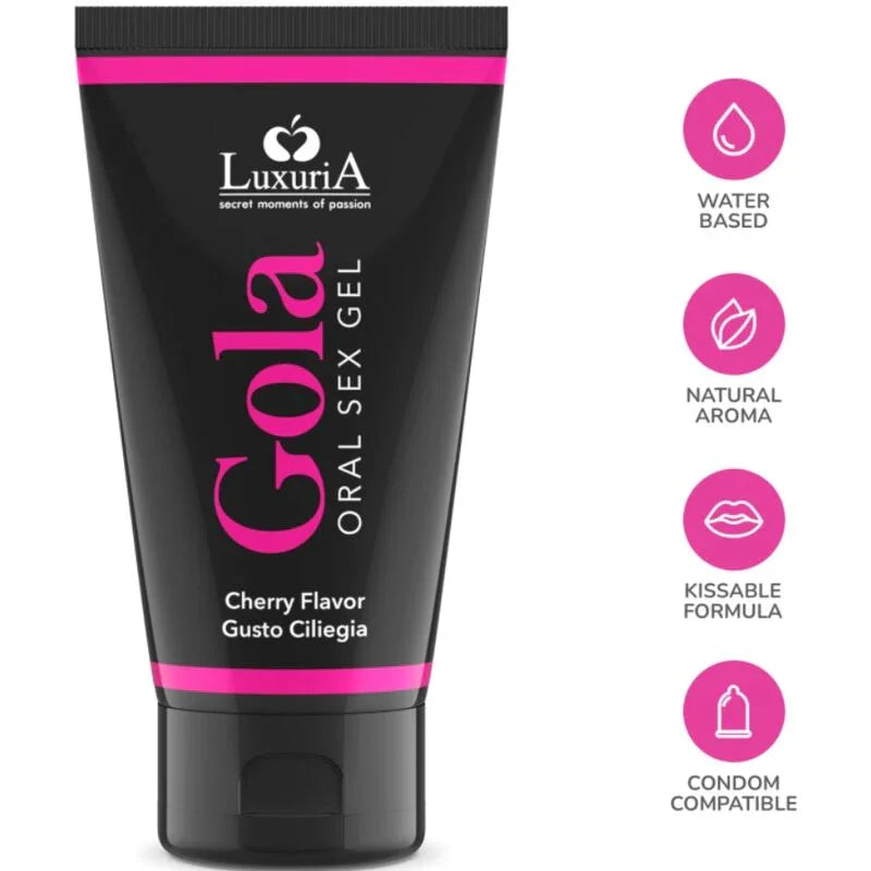 INTIMATELINE LUXURIA - GOLA GEL ORAL CEREZA 50 ML - Nuvica