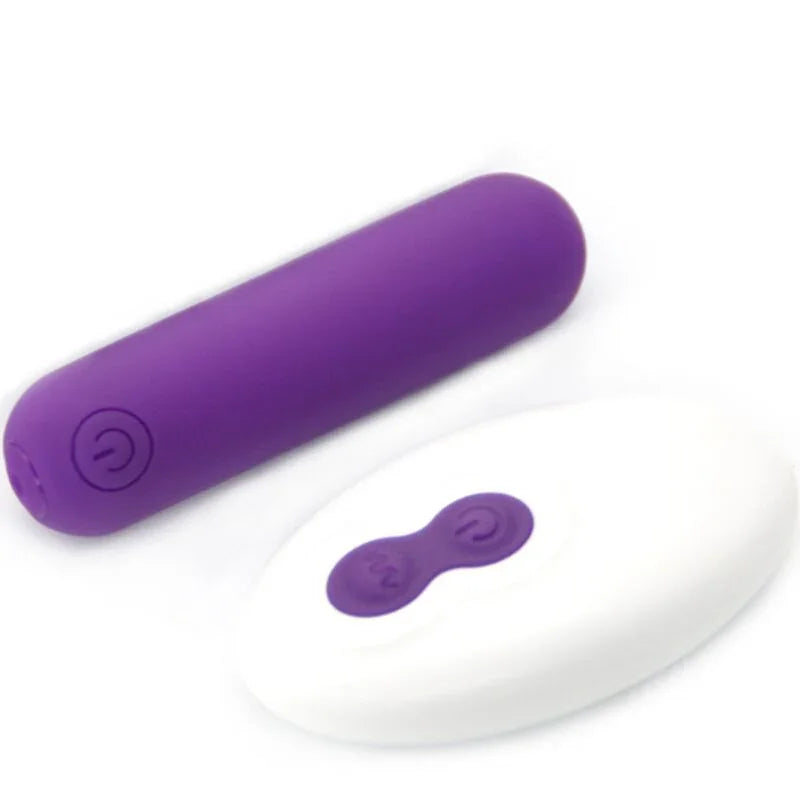 ARMONY - SPLASH JOLINE BALA VIBRADORA SILICONA CONTROL REMOTO 10 VIBRACIONES 6.5 X 1.5 CM MORADO - Nuvica
