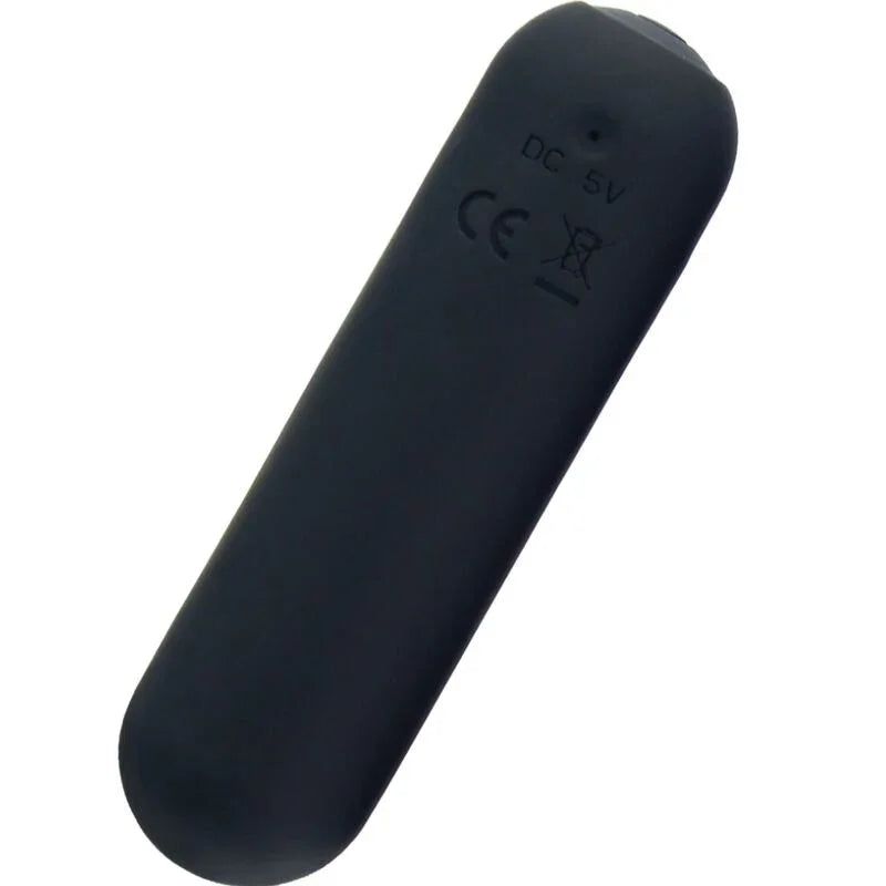 ARMONY - SPLASH JOIE BALA VIBRADORA SILICONA CONTROL REMOTO 10 VIBRACIONES 75 X 19 CM NEGRO - Nuvica