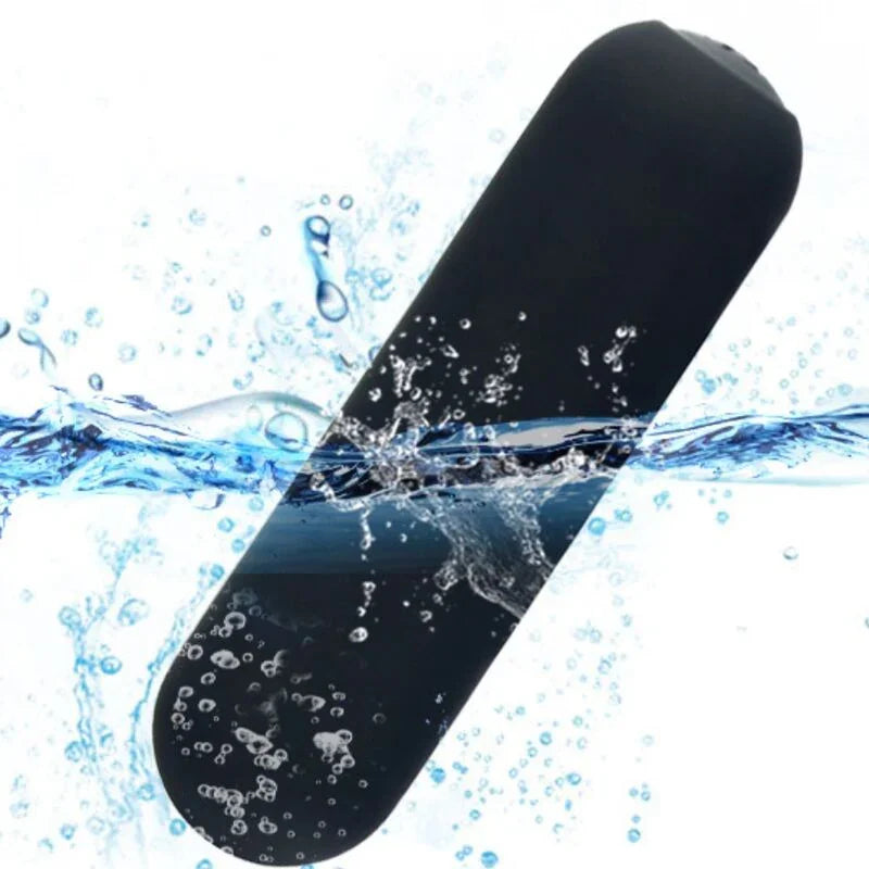 ARMONY - SPLASH JOIE BALA VIBRADORA SILICONA CONTROL REMOTO 10 VIBRACIONES 75 X 19 CM NEGRO - Nuvica
