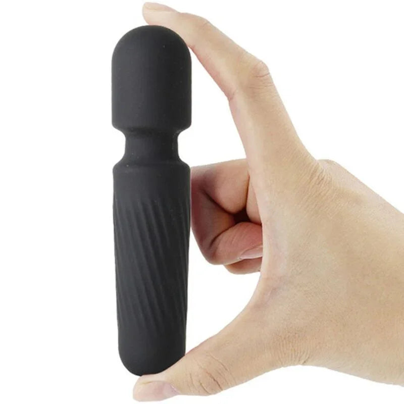 ARMONY - YOUR MAGIC MASAJEADOR & VIBRADOR RECARGABLE 10 VIBRACIONES NEGRO - Nuvica