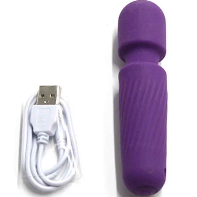ARMONY - YOUR MAGIC MASAJEADOR & VIBRADOR RECARGABLE 10 VIBRACIONES MORADO - Nuvica