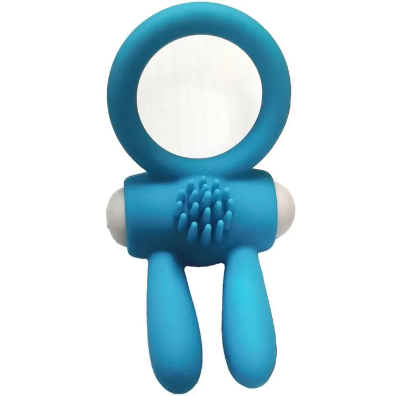 ARMONY - MR BUNNY ANILLO VIBRADOR SILICONA GREEN - Nuvica