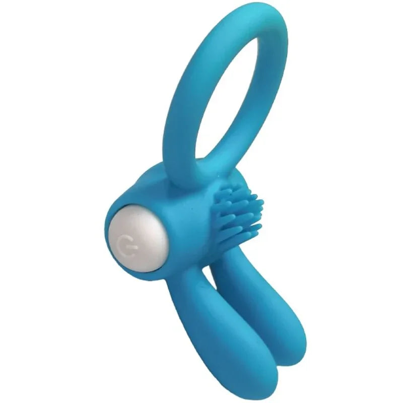 ARMONY - MR BUNNY ANILLO VIBRADOR SILICONA GREEN - Nuvica