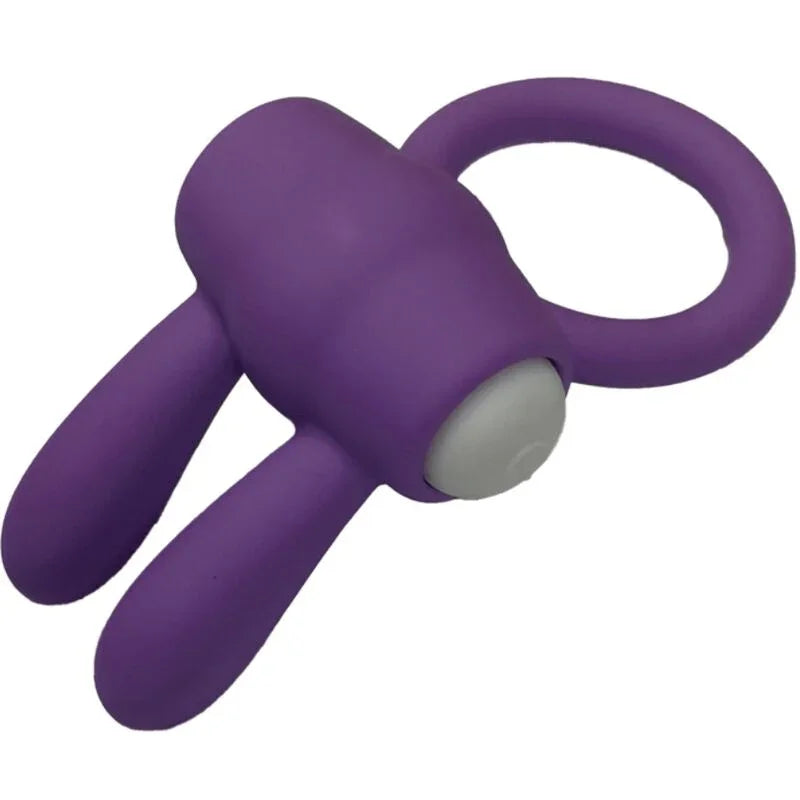ARMONY - MR BUNNY ANILLO VIBRADOR SILICONA PURPLE - Nuvica
