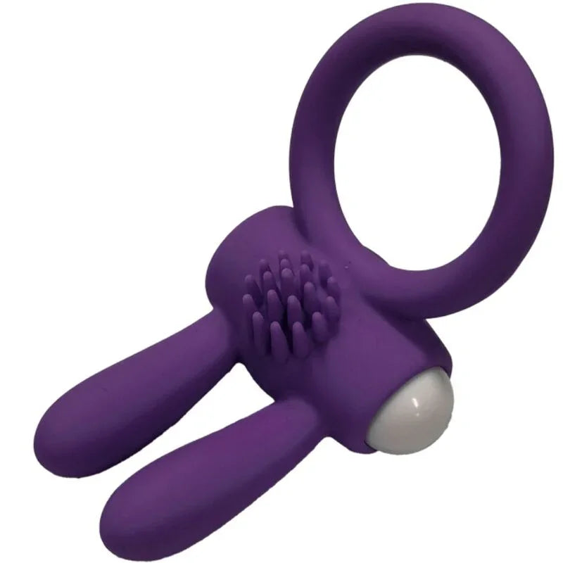 ARMONY - MR BUNNY ANILLO VIBRADOR SILICONA PURPLE - Nuvica