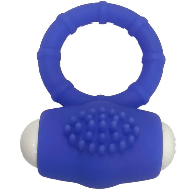 ARMONY - POWER O ANILLO VIBRADOR SILICONA AZUL - Nuvica