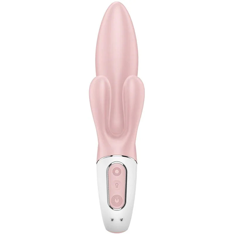 SATISFYER - AIR PUMP BUNNY 3 INFLABLE VIBRADOR RABBIT ROSA - Nuvica