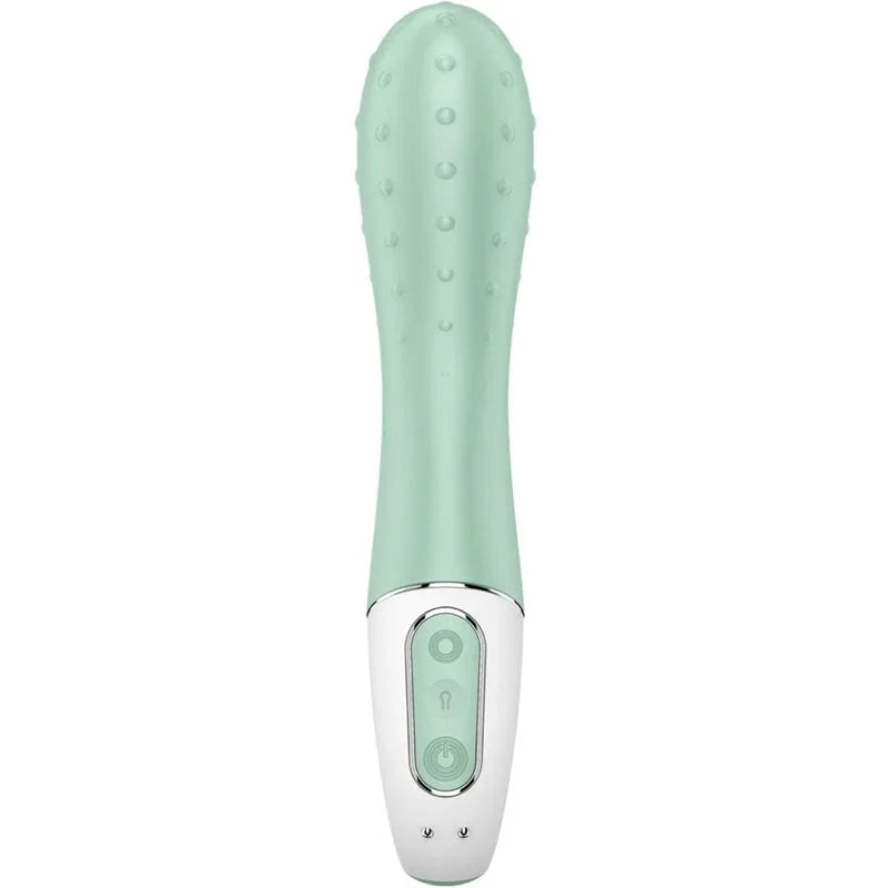 SATISFYER - AIR PUMP VIBRADOR 3 INFLABLE PUNTO G MENTA - Nuvica