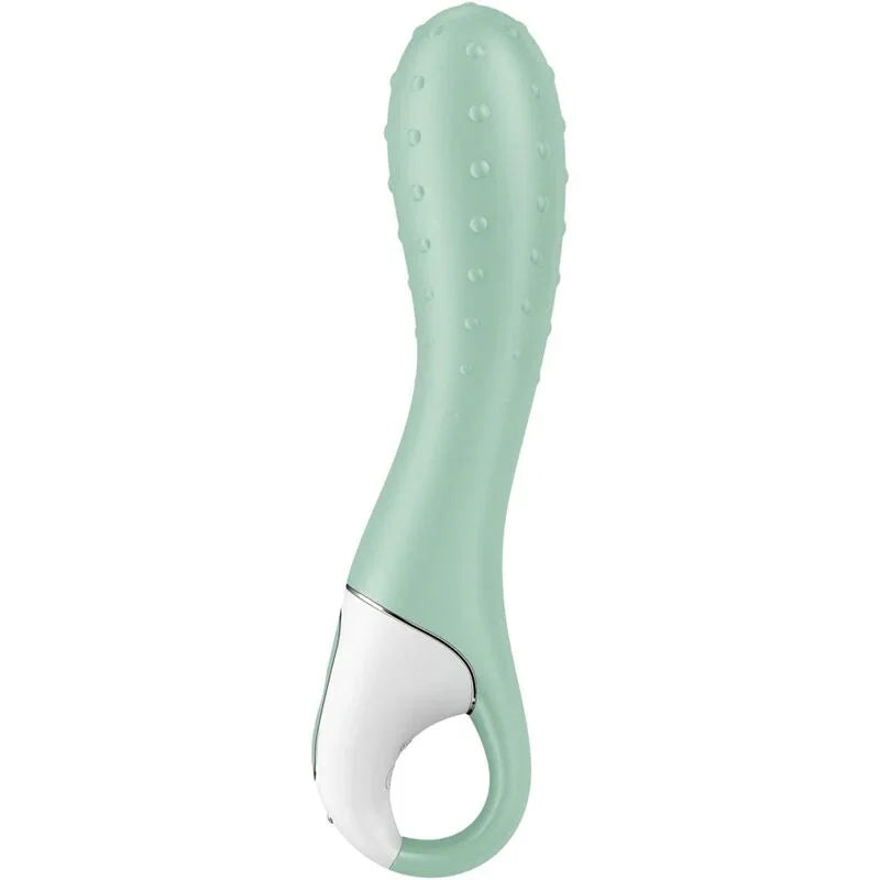 SATISFYER - AIR PUMP VIBRADOR 3 INFLABLE PUNTO G MENTA - Nuvica