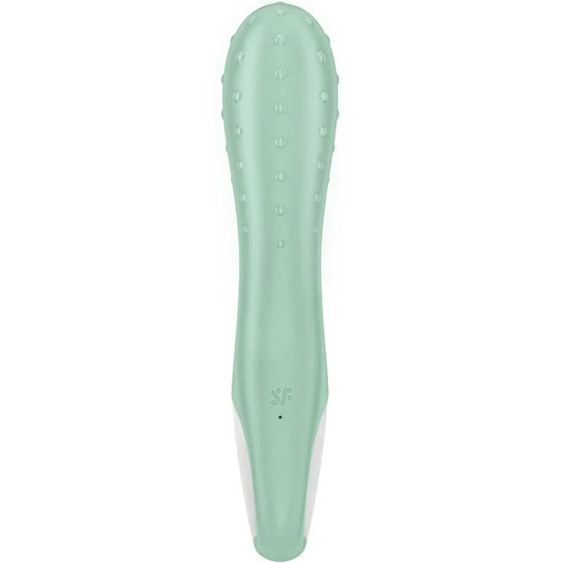 SATISFYER - AIR PUMP VIBRADOR 3 INFLABLE PUNTO G MENTA - Nuvica