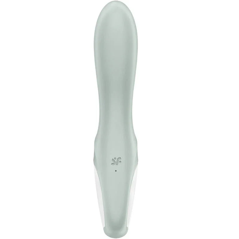 SATISFYER - AIR PUMP BOOTY 3 VIBRADOR ANAL INFLABLE VERDE GRIS - Nuvica
