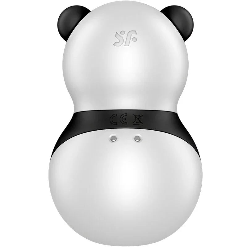 SATISFYER - POCKET PANDA ESTIMULADOR & VIBRADOR BLANCO Y NEGRO - Nuvica