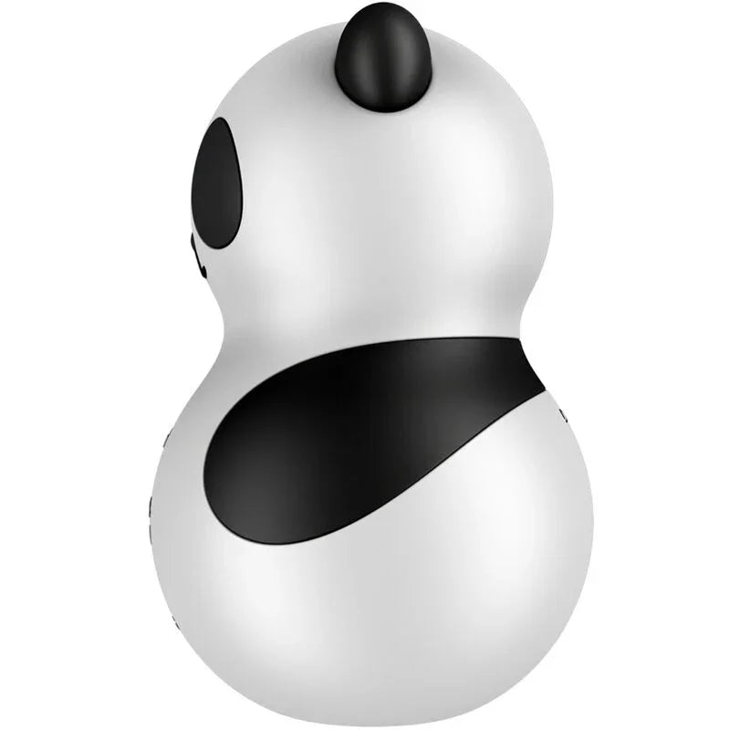 SATISFYER - POCKET PANDA ESTIMULADOR & VIBRADOR BLANCO Y NEGRO - Nuvica