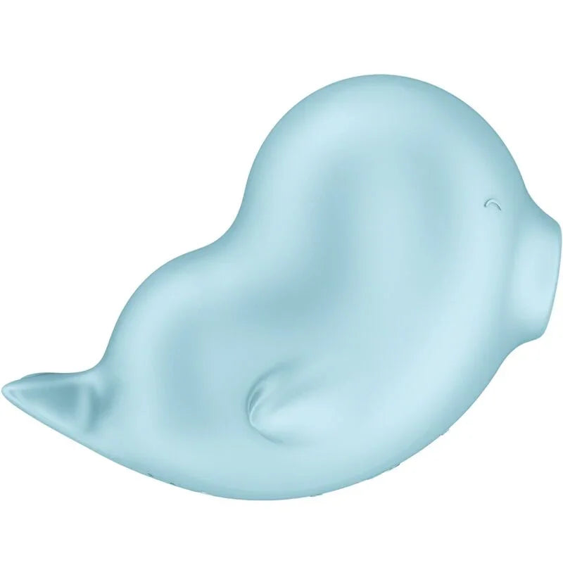 SATISFYER - SASSY SEAL ESTIMULADOR & VIBRADOR AZUL - Nuvica
