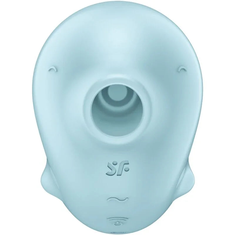 SATISFYER - SASSY SEAL ESTIMULADOR & VIBRADOR AZUL - Nuvica