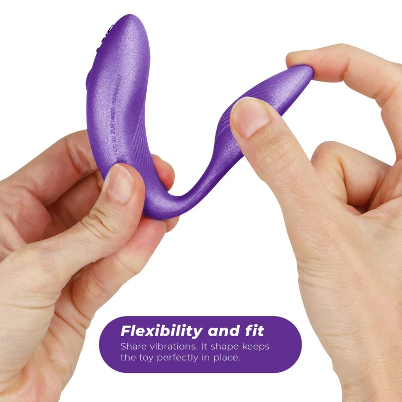WE-VIBE - CHORUS VIBRADOR PAREJAS CON CONTROL SQUEEZE LILA - Nuvica